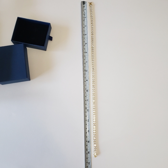 Tennis Chain Necklace Real Gold Plated Hip Hop Rock Street Jewelry 16 inches - Picture 5 of 13